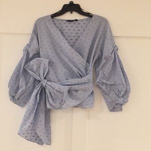 Zara women’s cotton blouse